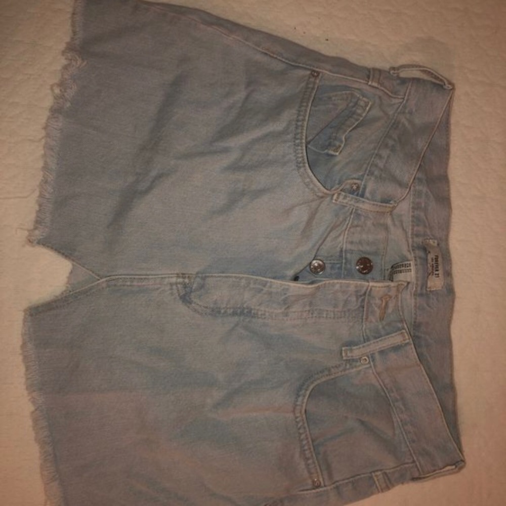 forever 21 denim mini skirt